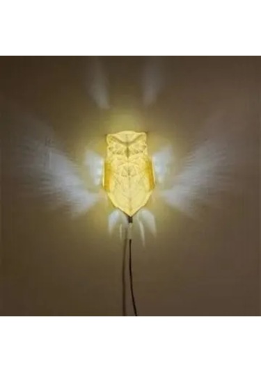 Kosona Duvar Tipi Trapezoidal Usb Beslemeli 8w 6 Ampullü Soğuk Beyaz Işık Fluoresan Duvar Lambası Beyaz