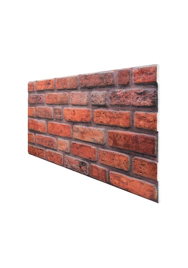 5 Adet X Tuğla Desenli 3D Strafor Köpük Duvar Kaplama Paneli (446785705)