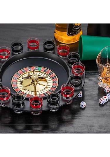Shot Bardaklı Rulet Oyun Seti - Shot Roulette Set