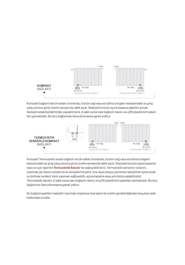 600x635mm Amber Yatay Antrasit Alüminyum Radyatör Standart Bağlan