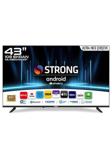 Strong ML43EW4000F 43 Full Hd Anroid Smart Whale Led Tv