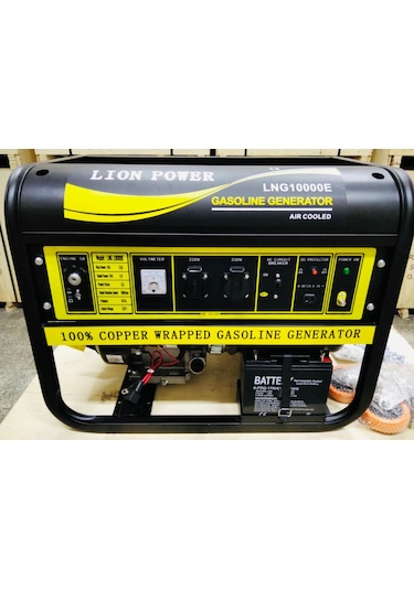 Lng10000E Benzinli Marşlı Monofaze Bakır Sargı Jeneratör