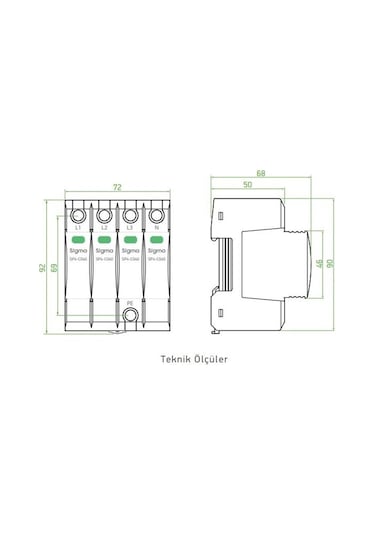 Sigma Sp4-C040 C Tipi Parafudr