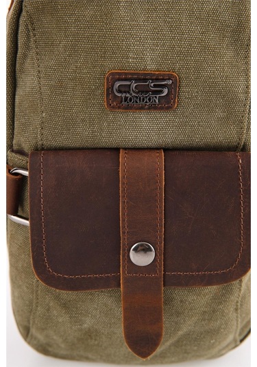 Ççs 51396 Kanvas Omuz Askılı Çapraz Çanta-yeşil Yeşil