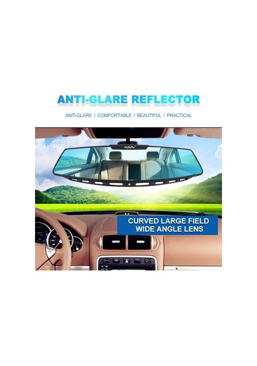 Mavi Seametal 300mm Araba Geniş Görüş Alanı Yüksek Çözünürlüklü Yardımcı Ayna Panoramik Dikiz Aynası Yansıtıcı Lens