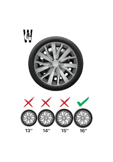 Opel Astra 16 İnç Jant Kapağı 4 Adet Gri G116