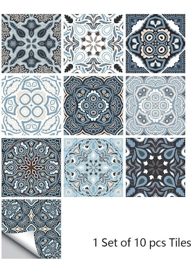 Pembe 10 Adet Retro Desen Mat Yüzey Fayansları Etiket Transferleri Kapakları Mutfak Ban Zemin Dayanıklı Duvar Sticker Dğ. 56865321 Diğer