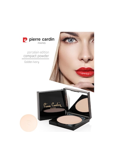 Pierre Cardin Porcelain Edition Compact Powder Pudra Golden
