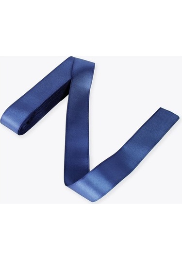 Nazarone Saten Kurdele 3 Cm / 10 Metre Lacivert