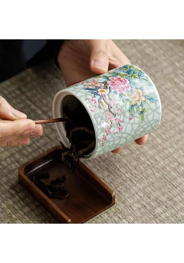 Suntek Çay Saklama Kabı Şeker Kahve Gevşek Çay Beyaz Için