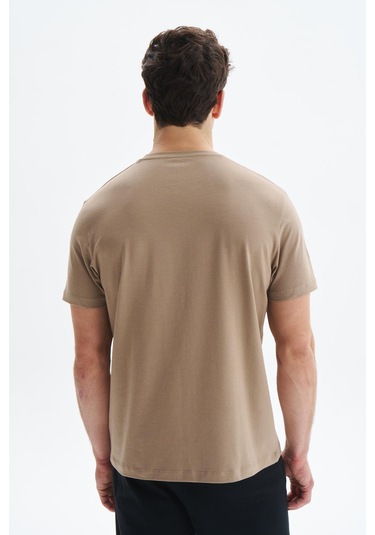 Arma Erkek Regular Fit Yazı Baskılı Süprem Bisiklet Yaka Tişört Y29344472402 Gri-bej G8 Gri