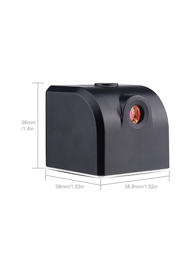 Vkemall Küçük Boy 2 Çapraz Çizgi, Manyetik Tutuculu Kırmızı Işık Lazer Seviye Aygıtı, 3-10m Aralığında Projeksiyon