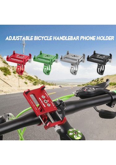 Gub-mountian Bisiklet Telefon Montajı Evrensel Ayarlanabilir,y4896s Gümüş