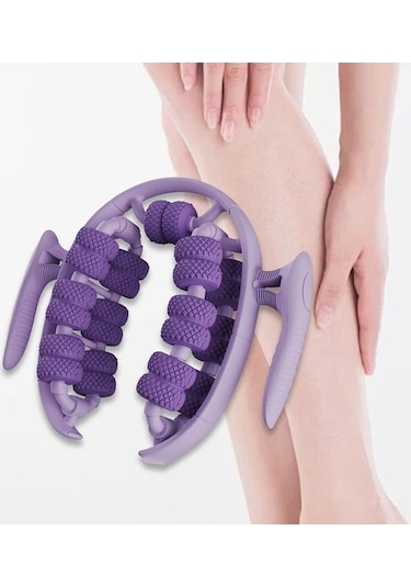 Besthome1 Suntek Kol Uyluk Vücut Geliştirme Ekipmanları İçin Masaj Mor Masaj Rulosu Mor