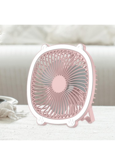 Suntek Masa Vantilatörü Mutfak Ev Ofis Sessiz Çalışma Pembe