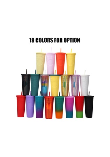 Suofeng 710ml/24oz Büyük Kapasiteli Mat Termos - Sızdırmaz Kapak, Dökülme Önleyici Geniş Ağız Tasarımı Spor/ofis İçin Yeniden Kullanılabilir Plastik Bardak Diğer