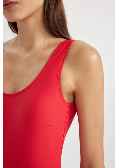 DeFacto Regular Fit Mayo-Fall in Love C0931AX24SMRD197 Kırmızı