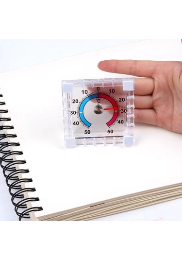 River World Termometre Kare Bimetalik