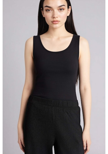 Defacto Slim Fit Basic Yuvarlak Yaka Atlet I1059az26smbk81 Siyah-bk81 Defacto Slim Fit Basic Yuvarlak Yaka Atlet I1059az26smbk81 Siyah-bk81