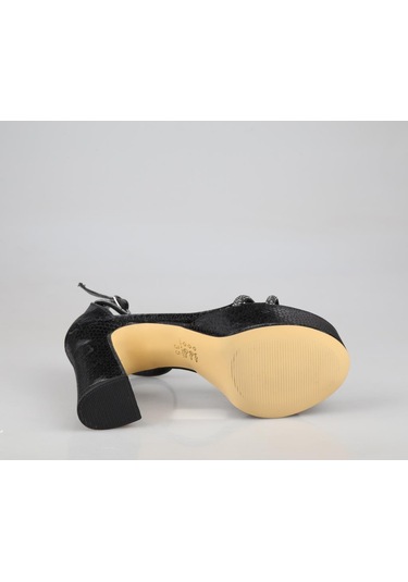 Feles 053-398 Siyah Kadın Topuklu Ayakkabı Siyah