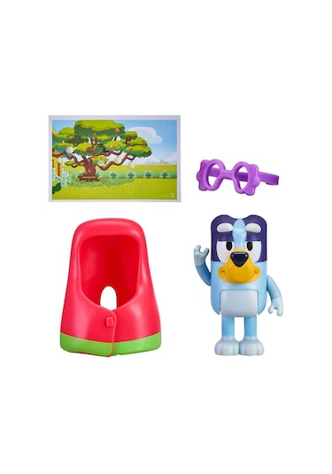 Bluey/19223 Bluey Tek Figür Aksesuarlı Set Asorti