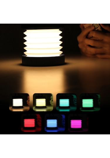 Sones Açık Hava Katlanır Manyetik Led Acil Kamp Işığı Mavi