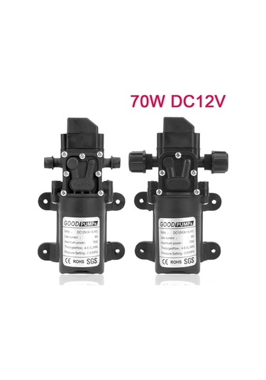 Artfulabode Yüksek Ve Tekne Su Spiral Pompası Karavan İçin Yüksek Çıkışlı Basınçlı 70w 12v - Vf