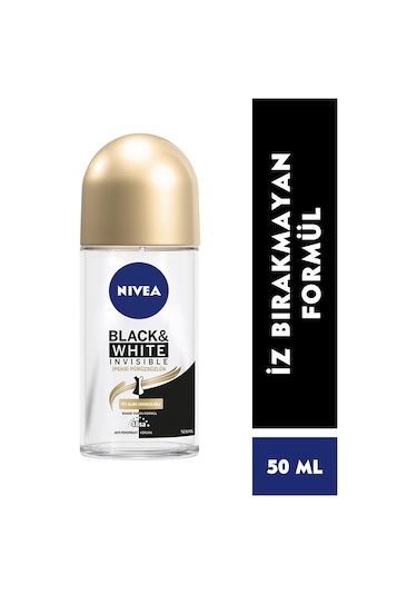 Nivea Black&White Invisible İpeksi Pürüzsüz Kadın Roll-On 50 ML