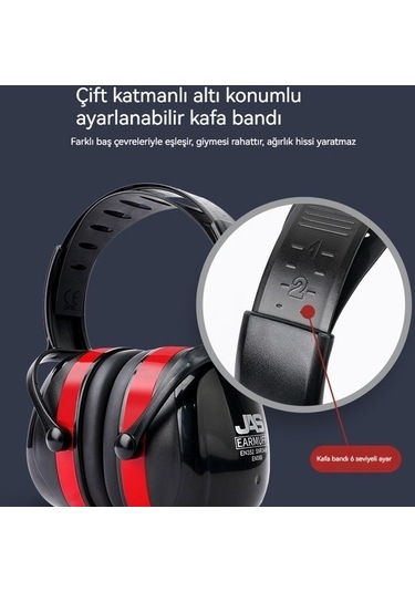 Dancemonkey Em366 Endüstriyel Gürültü Azaltıcı Kulaklıklar, Profesyonel Sessizlik