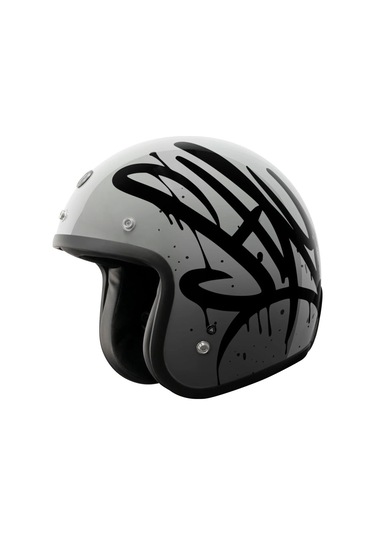 Torc T-50 Del Mar Wild One Açık Motosiklet Kaskı Gri Siyah