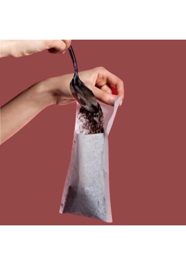 Buffer Ev Tipi Kullan At Demlik İçi Pratik Çay Demleme Poşeti 25 Adet Çok Renkli