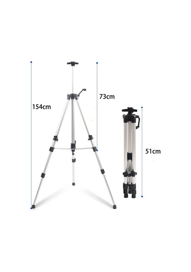 Lüx Titanium Tripod Metal Şövale Metalik Fuşya