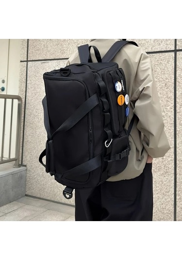 Sandwich Motion003 Koyu Yeşil Büyük Kapasiteli Islak/kuru Bölmeli Sırt Çantası Spor Ayarlanabilir Askı Koyu Yeşil