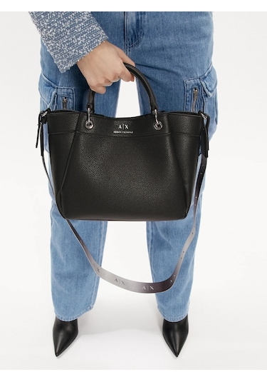 Armani Exchange Kadın El Ve Çapraz Askılı Çanta 942911cc783 Siyah