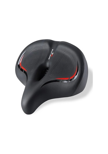 Jzcat Kalınlaşmış Yüksek Elastikiyet Bisiklet Selesi Yumuşak - Kırmızı