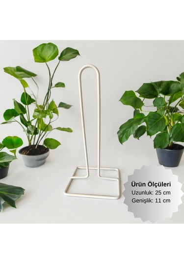 Havlu Peçetelik , Krem Renk Rulo Peçetelik , Metal Masa Tezgah