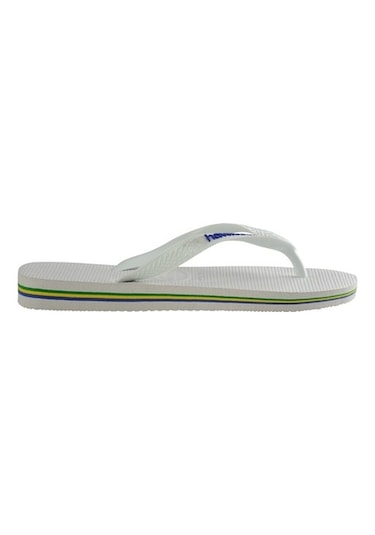 Havaianas Brasıl Logo Erkek Beyaz Terlik - 4110850 Havaianas Brasıl Logo Erkek Beyaz Terlik - 4110850