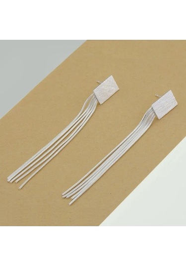 Flybuy 925 Ayar Gümüş Kalp Küpe - Kadın/kız/arkadaşı - Zarif Tasarım, 1.50 Cm - Ta Ae270 Gümüş