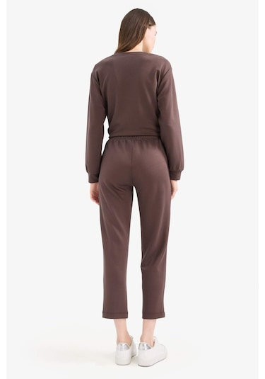 DeFacto 	Regular Fit Esnek Belli Cepli Basic Düz Pantolon E1954AX25SPBN540