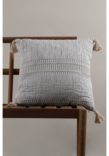 Koza Home Assos Bej Taş Yıkama Yastık 50x50 5039