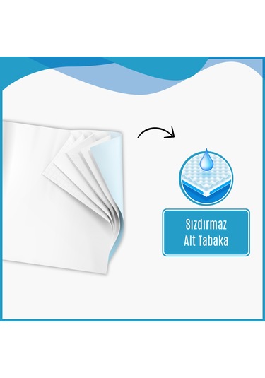 Paddlers Hasta Bakım Yatak Koruyucu Örtü 30'lu 60 x 90 CM