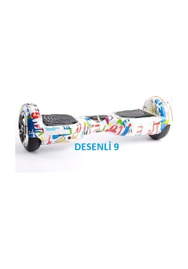 Smartstore Desenli Smart Scooter Elektrikli Kaykay Hoverboard Grafiti A.Dnge