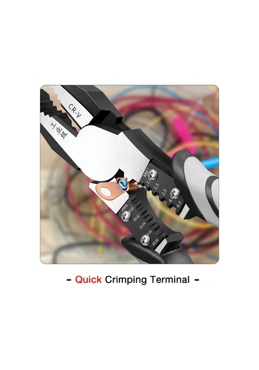 Aubyhe Endüstriyel Çelik Pense, Anti-kayma Kollü, Telli Kabloları Kesme-soğutma, Çok İşlevli Elektrikçi Aleti 9 İnç Gri