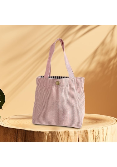 Suntek Kadife Omuz Çantası Moda Seyahat Ofis Açık Hava İçin Pembe