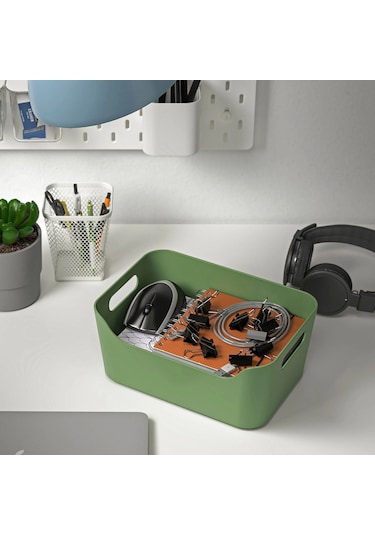 Ikea Uppdatera Yeşil 24x17 Cm Kutu