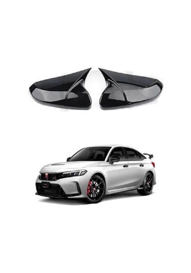 Civic Fe Uyumlu 2022+ Batman Ayna Kapağı Piano Black Parça