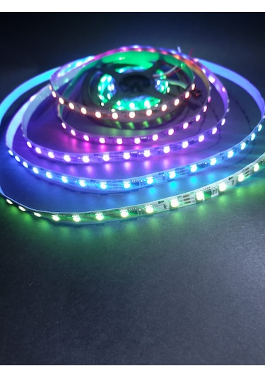 Ws2812b Şerit Led, Ayrı Ayrı Adreslenebilir Argb Şerit Led 12v