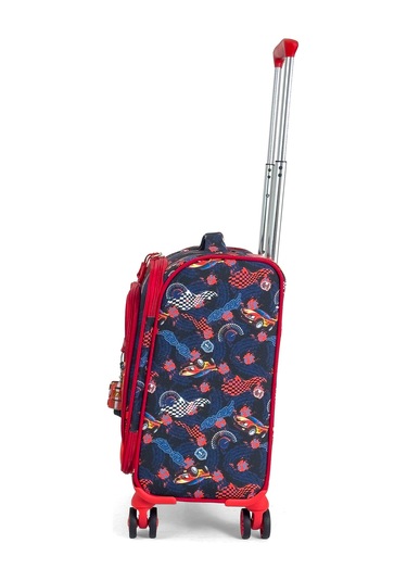 Çocuk Karakterli 4 Tekerlekli Valiz, Eğlenceli Seyahat Arkadaşı - Araba Araba