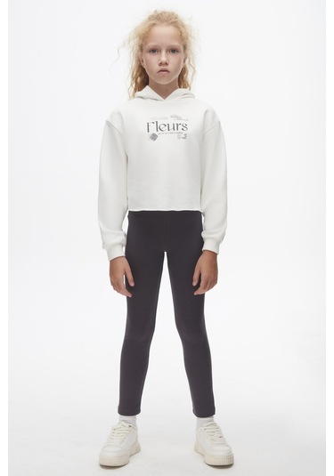 Nk Kids Kız Çocuk Sweatshirt 37817 Ekru