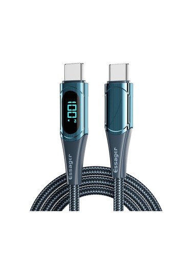 Cbtx Essager Usb-C 100 W 5A Şarj Veri Aktarım Kablosu 2 M